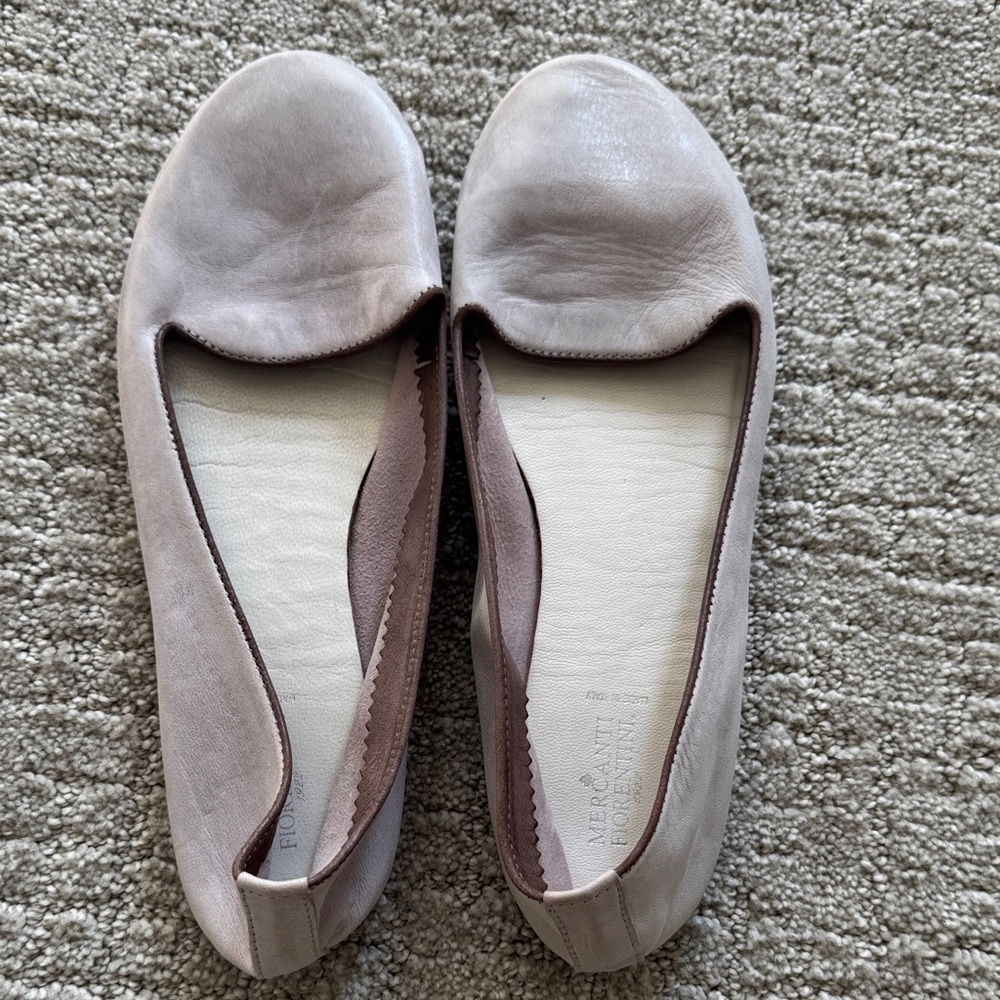 Mercanti Fiorentini Italian Leather Ballet Flats | EU 40 US 9.5 | Made in Italy